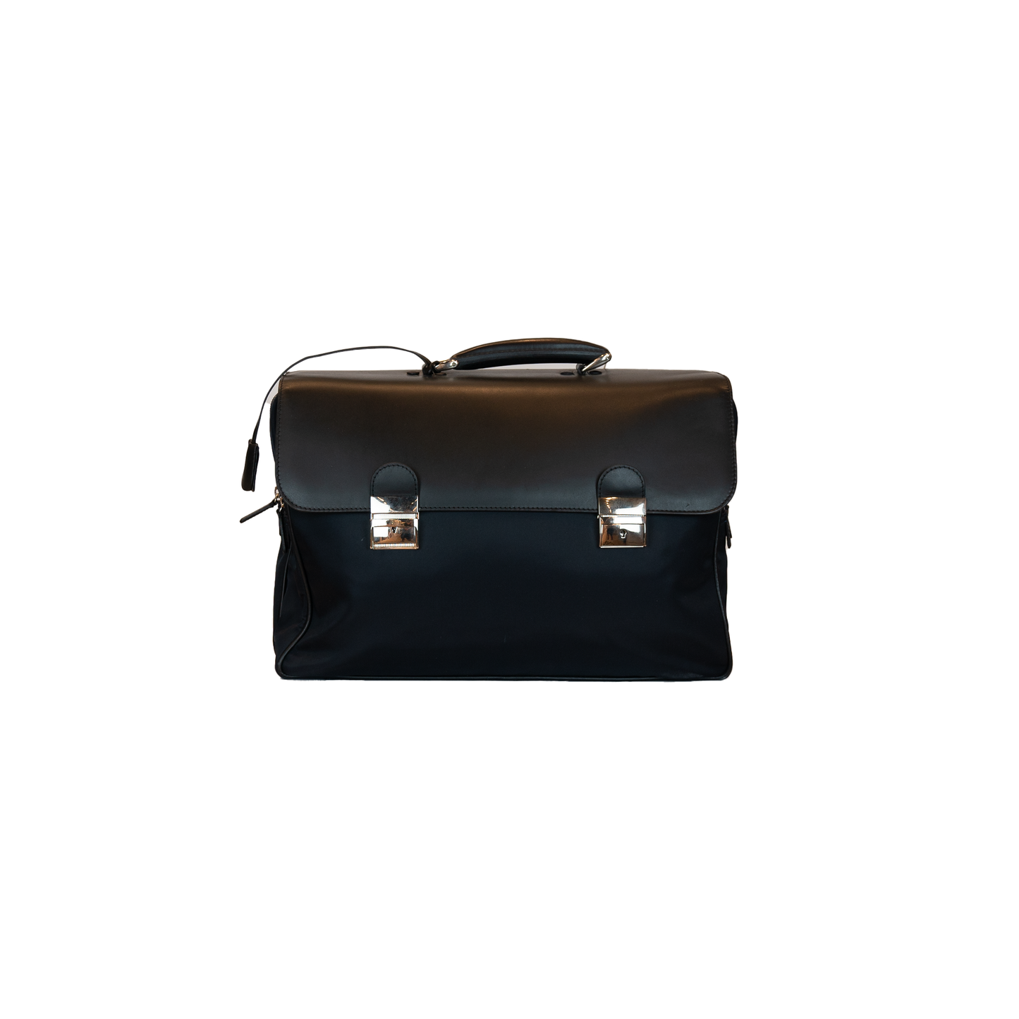 Nylon and Leather Briefcase